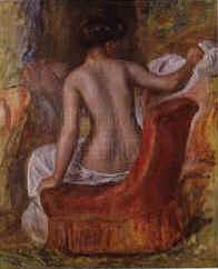 Pierre Renoir Nude in an Armchair China oil painting art